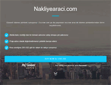 Tablet Screenshot of nakliyearaci.com